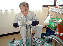  車椅子の整備と点検